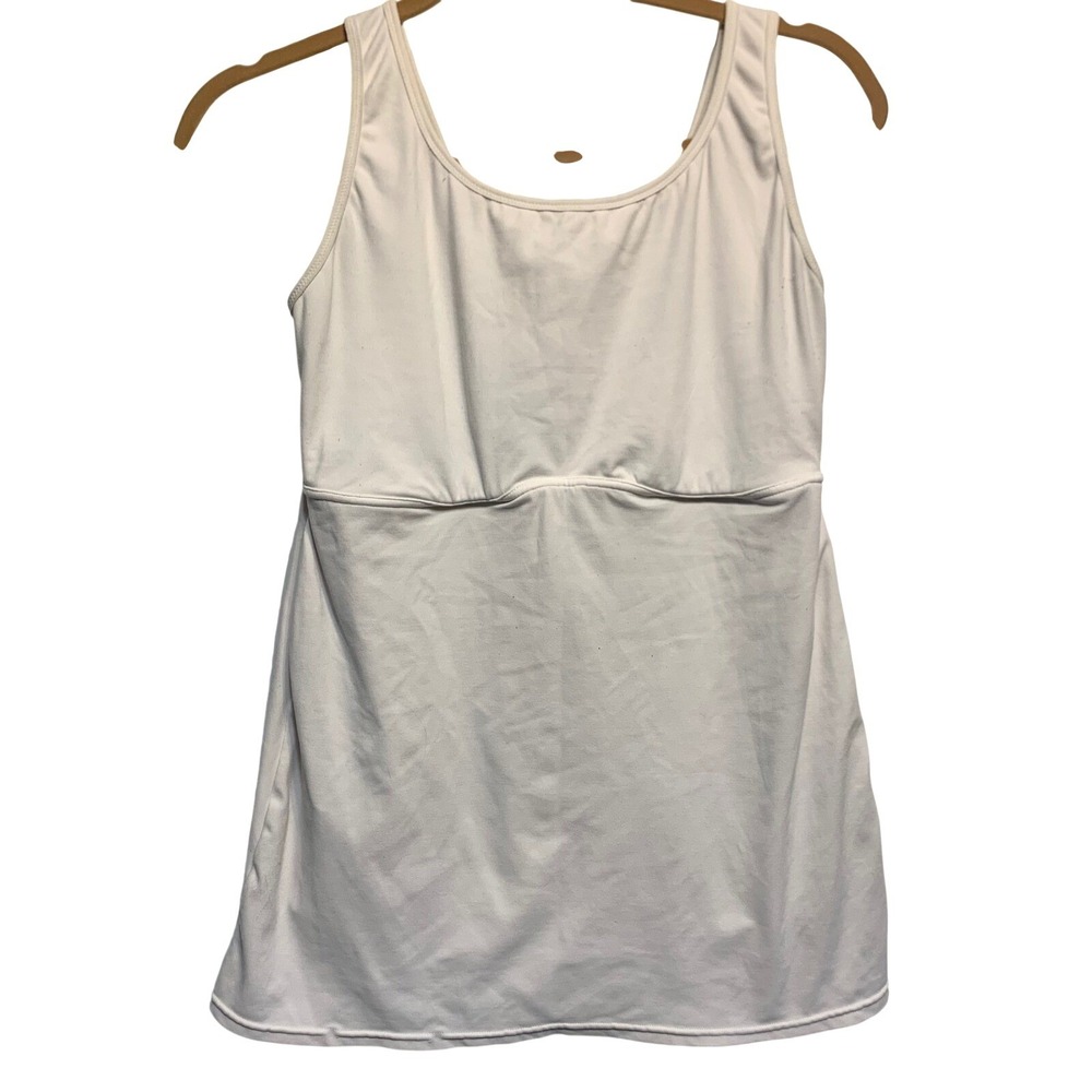 Flexees Maidenform Shapewear Camisole 2XL White Firm Control‎ Tank Top Slimming